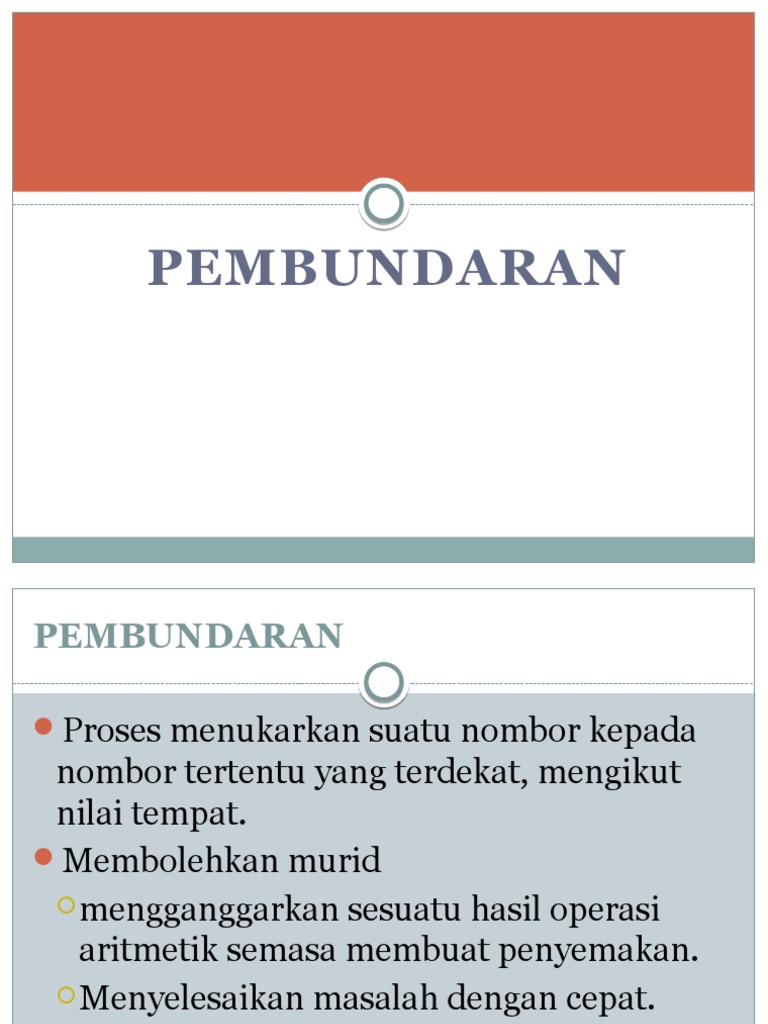 Pembundaran | PDF