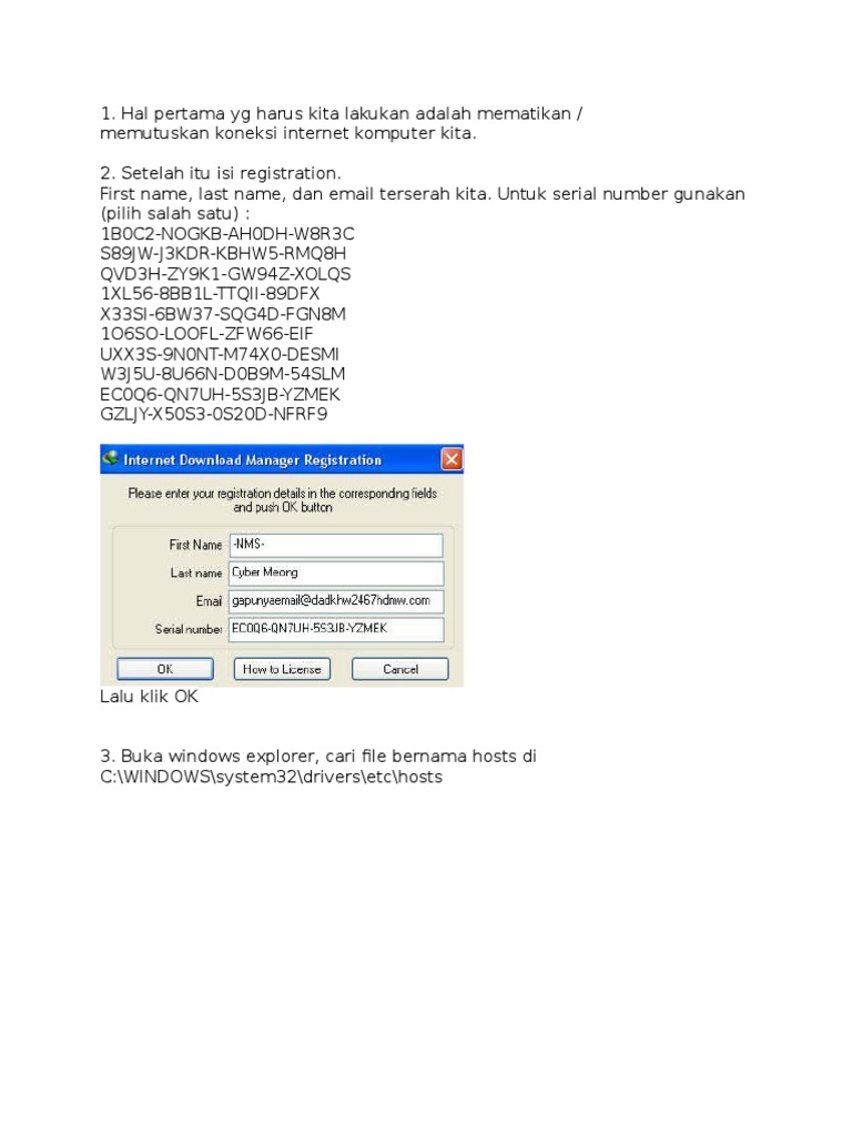 Serial number idm permanen pdf computing platforms microsoft software