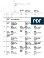 M. Phil. SNE Schedule For Autumn Semester 2005 MG 2005/2007 Group H-2005