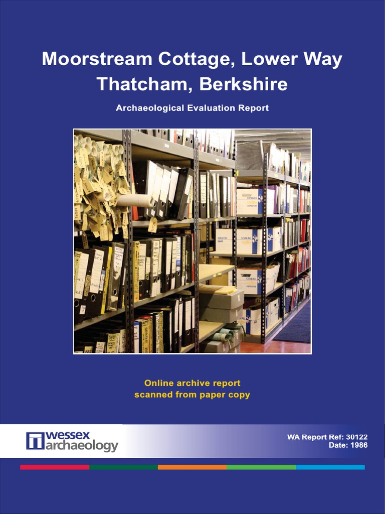 Moorstream Cottage, Lower Way, Thatcham, Berkshire 1986 PDF