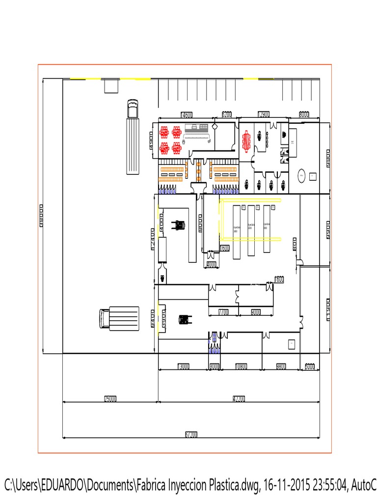 Layout de Fábrica de Inyección de Plástico | PDF | Negocios | Tecnología