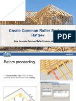 How To Create Common Rafter Systems Step by Step
