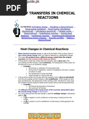 Chemical Energy Pdf Chemical Reactions Combustion