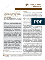 Researchgrrraaaaade Scoring for the Functional Movement Screen and Relationships With Athleticperformance Tests in Team Sport Athletes XJjq 1