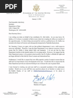 Letter to Sec. Kerry RE