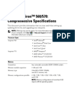 Dell™ Inspiron™ 560/570: Comprehensive Specifications