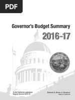 Gov. Brown Budget Proposal 2016-2017