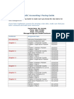 Accounting I Pacing Guide Spring 2016