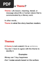 Understanding Explicit and Implicit Themes | PDF