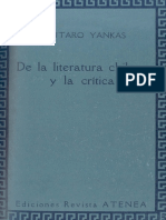 Yankas, Lautaro - de La Literatura Chilena A La Critica PDF