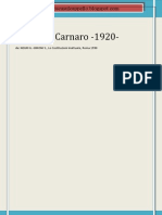 Carta Del Carnaro - 1920
