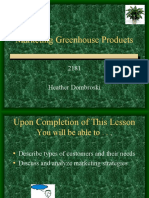 Marketing Greenhouse Products: 2181 Heather Dombroski