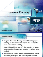 Chapter 8 - Resource Planning