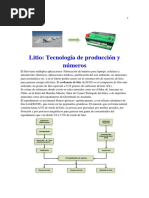 Proceso de extracción de litio en Chile | PDF | Litio | Chile