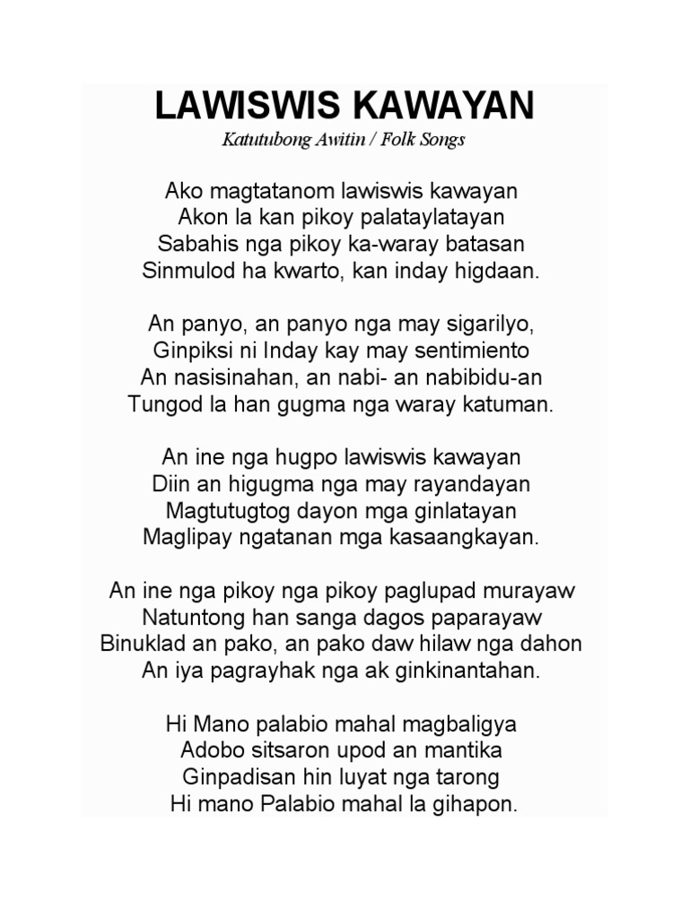 Katutubong Awitin 2  PDF