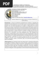 Programa de Economía Política
