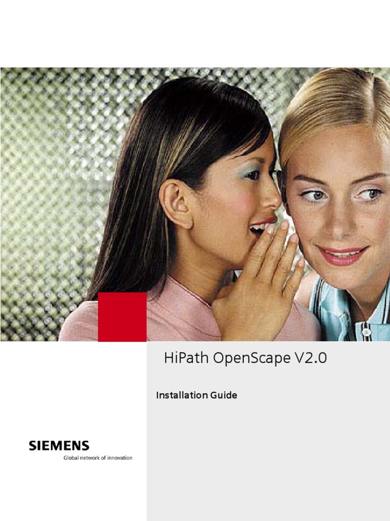 OpenScape V2.0 Installation Guide | PDF | Remote Desktop Services ...