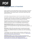 Download Powershell Creating Reports by ashokkumarmdu SN294872015 doc pdf