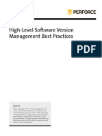 High Level Perforce Best Practices