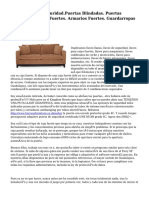 Cerraduras de Seguridad - Puertas Blindadas. Puertas Acorazadas. Cajas Fuertes. Armarios Fuertes. Guardarropas de Seguridad.