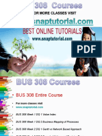 BUS 308 Apprentice Tutors/ Snaptutorial