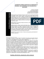 Artigo Entrelaçamentos Teórico-práticos Na Formação de Professores