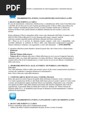 Bcc Cosa Fare In Caso Di