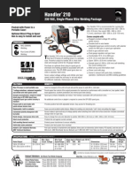 Spec Sheet - Handler 210