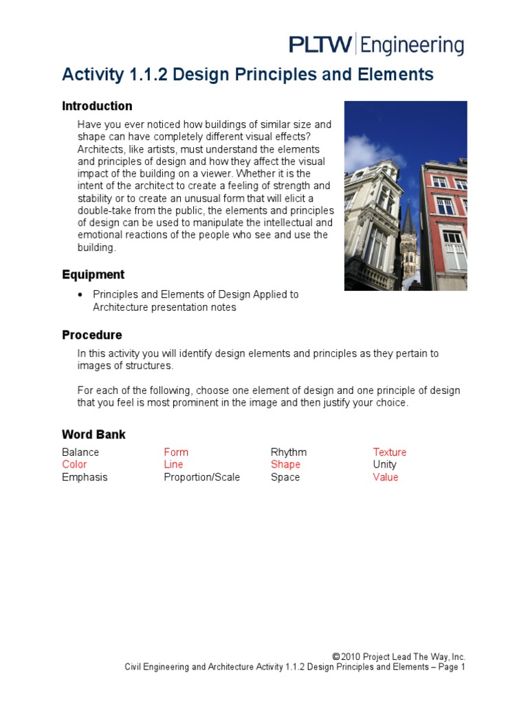 1 1 2 A Designprincipleselements | PDF | Shape | Engineering