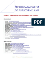 Lista de Sites para Concursos PDF