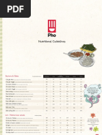 Pho Nutritional Information Guide | PDF | Foods | Food And Drink