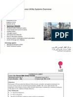 Process Utility Systems Overview