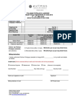 Hotel Pullman - Group Booking Form