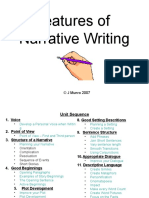 Features of Narrative Writing