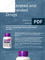 Example of Adulterated and Misbranded Drugs