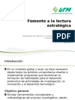 Fomento de La Lectura Estratégica