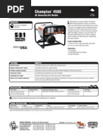 Spec Sheet - Champion 4500