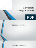 Corrosion Intergranulaire