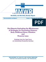 2003 CDC Report (MMWR) Effectiveness of Firearms Laws