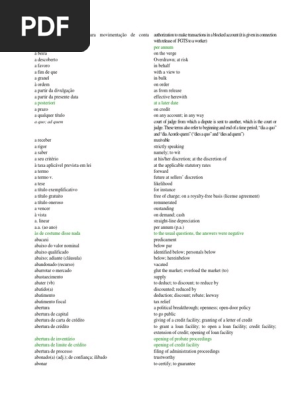 Jurglossario Pdf Stocks Lawsuit