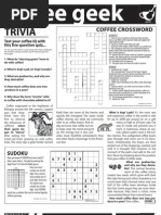 Download Coffee Geek - A Coffee Themed Trivia and Game Sheet GOSPEL TRACT by Anna Banana Jackson SN29491092 doc pdf
