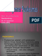 Manajemen Puskes