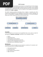 SWOT Analysis