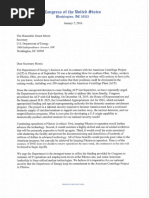 Wenstrup letter to DOE