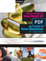 Keep Weight Off: Boost Metabolism