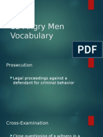 12 Angry Men Vocabulary