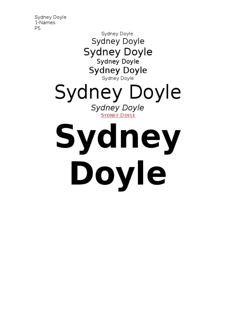 1 Names | PDF