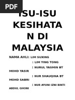 Isu Isu Kesihatan Di Malaysia