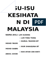 Isu Isu Kesihatan Di Malaysia