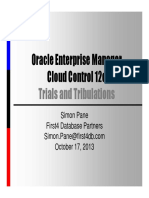 OEM Cloud Control 12c